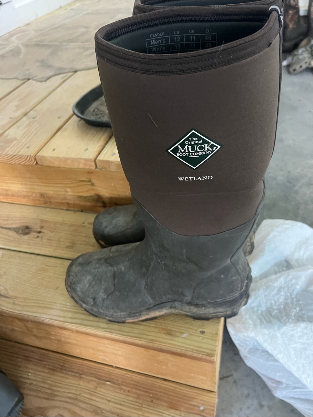 Muck Boot Company Men's Brown Wetland Rain & Snow Boots